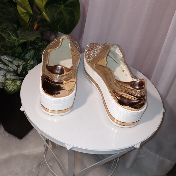 Blinged Out Women's Tennis Shoes - Picture 2 of 4